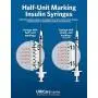 UltiCare VetRx U-40 UltiGuard Safe Pack Pet Insulin Syringes 1/2cc, 29G x 1/2", 100 ct UltiCare VetRx U-40 UltiGuard Safe Pack Pet Insulin Syringes 1/2cc, 29G x 1/2", 100 ct