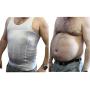 TOPTIE Men Slimming Body Shaper Compression Shirt Shapewear Sculpting Vest Muscle Tank