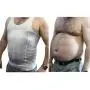 TOPTIE Men Slimming Body Shaper Compression Shirt Shapewear Sculpting Vest Muscle Tank