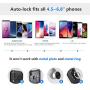 Rommisie Fast Wireless Car Charger Mount, Auto Clamping 10W 7.5W Qi Fast Charging Air Vent Phone Holder Compatible with iPhone Xs/Xs Max/XR/X/8/8 Plus, Samsung Galaxy S10/S9/S8 and More (Black)