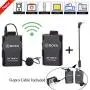 Lavalier Wireless Microphone for Smartphone Camera GoPro, BOYA Universal Lapel Mic for GoPro Hero3 Hero3+ Hero4 iPhone X 8 8 Plus iPad Tablet DSLR Camera Podcast Vlogging Street Interviews YouTube