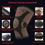 Copper Knee Brace for Arthritis Pain and Support-Copper knee sleeve Compression for Sports, Workout,Arthritis Relief-Single(XL) Copper Knee Brace for Arthritis Pain and Support-Copper knee sleeve Compression for Sports, Workout,Arthritis Relief-Single(XL)