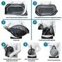 Downtown Pet Supply Foldable Travel Kennel Cat Tent Enclosure for Pets with Carry Case, Perfect as Collapsible Playpen, Carrier, or Crate (Standard & Giant)