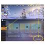 TecUnite 2 Pairs of Mobile Game Controller Sensitive Shoot and Aim Buttons L1R1 for PUBG, Rules of Survival, Knives Out, PUBG Mobile Game Joystick, Cell Phone Game Controllers for Android iOS