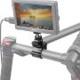 NICEYRIG Compatible QR Rod Clamp DJI RoninM MX MOZA Gimbal Stabilizer with 360 Degree Swivel Monitor Shoe Mount