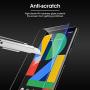 OMOTON [4 Pack] Screen Protector for Google Pixel 4, Tempered Glass/Alignment Frame/Scratch Resistant/Only Cover Display Area