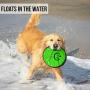 Hyper Pet Flippy Flopper Dog Frisbee Interactive Dog Toys [Flying Disc Dog Fetch Toy – Floats in Water & Safe on Teeth] (Colors Will Vary)