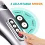 NURSAL Handheld Deep Percussion Massager with 5 Massage Modes, Adjustable Speed and Non-Slip Design Plus 5 Interchangeable Tips | for Neck, Shoulder, Back, Legs, Muscle Pain and Sports Recovery NURSAL Handheld Deep Percussion Massager with 5 Massage Modes, Adjustable Speed and Non-Slip Design Plus 5 Interchangeable Tips | for Neck, Shoulder, Back, Legs, Muscle Pain and Sports Recovery