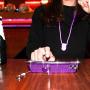 OCYCLONE iPhone 11 Pro Max Case, Cute Glitter Sparkle Bling Diamond Rhinestone Bumper with Ring Kickstand Women Girls Soft Protective Phone Case for iPhone 11 Pro Max [6.5 inch] 2019 - Purple