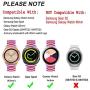 DEALELE Band Compatible with Galaxy Watch Active/Active 2 40mm 44mm, 20mm Solid Stainless Steel Metal Strap Replacement for Samsung Gear Sport/Galaxy Watch 42mm Women Men (Rainbow)
