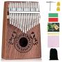 Scorina Kalimba 17 Keys Kalimba Thumb Piano,With Study Instruction And Tune Hammer(Christmas New Design),Best Christmas Gifts For Adult,Kids And Beginners