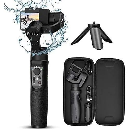 3-Axis Gimbal Stabilizer for GoPro - Handheld Gimbal w/Inception & Sport Mode IPX4 Splash Proof Trigger Button for Action Camera Hero 7/6/5/4/3, DJI Osmo Action, Yi Cam 4K, AEE - Hohem iSteady Pro2 3-Axis Gimbal Stabilizer for GoPro - Handheld Gimbal w/Inception & Sport Mode IPX4 Splash Proof Trigger Button for Action Camera Hero 7/6/5/4/3, DJI Osmo Action, Yi Cam 4K, AEE - Hohem iSteady Pro2