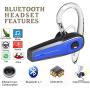 AJAHBGSMXD Wireless in-Ear Headphones Car Business General Mobile Phone Stereo Mini Bluetooth Headset