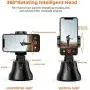 Camera auto Tracker 360° Rotate Around for Phone-Android Phone Smartphone Sport Mode/Object Face Tracking Motion/Smart Shooting Camera Phone Mount Flexible Tripod Stand for Selfies/Vlogging/Streaming