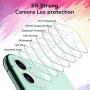 [ 3 Pack ] UniqueMe Camera Lens Protector for iPhone 11 Tempered Glass [High Definition] Scratch Resistant 6.1"