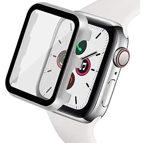 Ritastar for Apple Watch Cover with Screen Protector 38mm,Thin Plating Metal Bumper Case and Hard PET Protective Film,High Sensitive Touch,Impact Resistant,No Bubble for iWatch Series 3/2/1,Silver Ritastar for Apple Watch Cover with Screen Protector 38mm,Thin Plating Metal Bumper Case and Hard PET Protective Film,High Sensitive Touch,Impact Resistant,No Bubble for iWatch Series 3/2/1,Silver