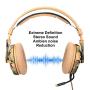 Gaming Headset,Headphone with 3.5mm Jack Stereo Sound Over-Ear Headphone with Microphone Volume Control for New Xbox one PS4 PC Laptop Mac Mobile Letton L1