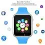 Padgene Bluetooth Smartwatch,Touchscreen Wrist Smart Phone Watch Sports Fitness Tracker with SIM SD Card Slot Camera Pedometer Compatible with iPhone iOS Android for Kids Men Women (Blue) Padgene Bluetooth Smartwatch,Touchscreen Wrist Smart Phone Watch Sports Fitness Tracker with SIM SD Card Slot Camera Pedometer Compatible with iPhone iOS Android for Kids Men Women (Blue)