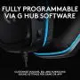 Logitech G432 DTS:X 7.1 Surround Sound Wired PC Gaming Headset (Leatherette)