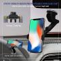 wejie Wireless Car Charger, 10W 7.5W Qi Fast Charging Auto-Clamping Car Mount, Windshield Dashboard Air Vent Phone Holder Compatible iPhone 11/11 Pro/Xs MAX/XS/XR/X/8/8+, Samsung Galaxy S9/S9+/S8/S8+