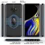 Samsung Galaxy Note 9 Case - eSamcore Ring Holder Kickstand Cases + Dashboard Magnetic Phone Car Mount [Navy Blue]