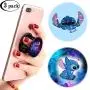 3 Pack/Multifunction Disney Cell Phone Stand Holder and Grip Purple Galaxy Lilo Stitch Foldable Phone Kickstand Mount Compatible for Smartphones