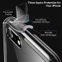 CASEKOO Crystal Clear Compatible with iPhone SE 2020 Case, iPhone 8 Case, iPhone 7 Case, [Anti-Yellowing] Slim Yet Protective Hybrid Phone Cover for iPhone SE 2020/8/7 (4.7 Inch)- Crystal Clear