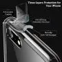 CASEKOO Crystal Clear Compatible with iPhone SE 2020 Case, iPhone 8 Case, iPhone 7 Case, [Anti-Yellowing] Slim Yet Protective Hybrid Phone Cover for iPhone SE 2020/8/7 (4.7 Inch)- Crystal Clear
