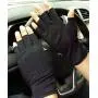 Mens Sunblock Fingerless Gloves Summer UV Protection Driving Cotton Gloves
