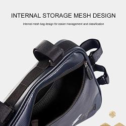 JUMOWA Bike Bicycle Triangle Frame Bag, Bike Bicycle Storage Bag Pack Bike Accessories Water Resistant Road Mountain Cycling Strap Saddle Pouch Bag Mobile Phone Bag