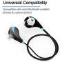 Rotibox Athletic Series CSR Chip V4.0 Bluetooth Stereo In-Ear Headphone for iPhone 6, 6 Plus, 5, 5C, 5S, 4S, iPad, LG G2, Samsung Galaxy Note 4, Note 3, S6, S5, S4, S3 and Android Cell Phones - Black