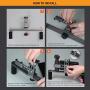 Cinema Mount MK III with Osmo Pocket Clip Kit: Video Stabilizer System for Smartphone & Camera, Cold Shoe Mounts, Standard Tripod Thread Mount, Smartphone Rig, Fit Arca Swiss, Solid Aluminum Grip