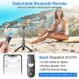 Bcway Selfie Stick Tripod, Extendable Phone Tripod Mount with Bluetooth Remote for Meeting/Video/Working at Home, Phone Holder, Compatible with iPhone 11 Pro Max XS XR, Samsung Galaxy S20 S10 Note 10