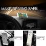 Magnetic Phone Holder for Car, Humixx 360° Adjustable Dashboard Phone Car Mount Compatible with iPhone XS Max iPhone XS X 8 8 Plus 7 7 Plus, Samsung S9 S8, Huawei, HTC, LG, ZTE [Easy Series] - Black