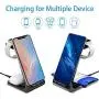 ZHIKE Wireless Charger, 3 in 1 Qi-Certified 10W Fast Charging Stand Compatible with iPhone SE 2020/11 Series/XS Max/XR/XS/8 Plus, Samsung S20/S20+,Airpods,Galaxy Watches and Buds(Not for Apple Watch) ZHIKE Wireless Charger, 3 in 1 Qi-Certified 10W Fast Charging Stand Compatible with iPhone SE 2020/11 Series/XS Max/XR/XS/8 Plus, Samsung S20/S20+,Airpods,Galaxy Watches and Buds(Not for Apple Watch)