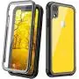 Justcool Designed for iPhone XR Case, Clear Full Body Heavy Duty Protection with Built-in Screen Protector Shockproof Rugged Cover Designed for iPhone XR Cases (2018) 6.1 Inch (Black)