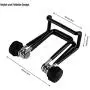 Adjustable Cell Phone Stand, Universal Multi Angle Stand Holder for iPhone X, iPhone 8/7/6S/6/Plus, Samsung and All Android Smartphones-Black