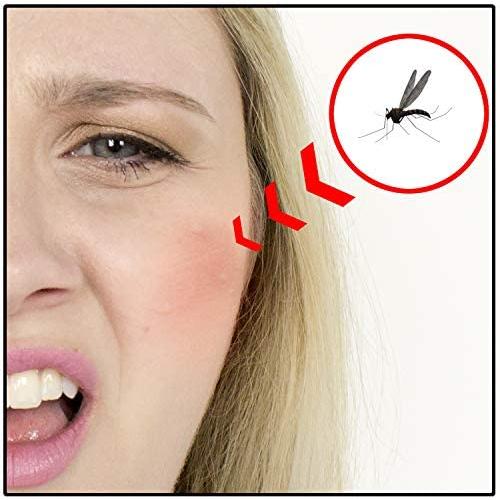MosquitoTrap Indoor Insect Trap-no zap Kills Tiny Flying Bugs- Mosquitos, gnats, Fruit Flies, noseeums, Small Moths-LED UV- Light Sensor-Non-Toxic-Baby Safe-6 Free Sticky Glue Boards - Gray Gentility