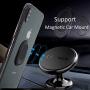 Cell Phone Ring Holder，Finger Ring Stand Universal 360 Degree Rotation Super-Thin Ring Grip for Magnetic Car Mount, All Smartphones and Tablets. (Black, 1Pack)