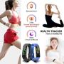 Mgaolo Fitness Tracker,2020 Version IP68 Waterproof Activity Tracker with Blood Pressure Heart Rate Sleep Monitor,10 Sport Modes Health Fit Smart Watch with Pedometer for Men Women