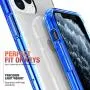 Mkeke Compatible with iPhone 11 Pro Case, Clear Anti-Scratch Shockproof Cases Cover for iPhone 11 Pro 5.8 inch-Blue Mkeke Compatible with iPhone 11 Pro Case, Clear Anti-Scratch Shockproof Cases Cover for iPhone 11 Pro 5.8 inch-Blue