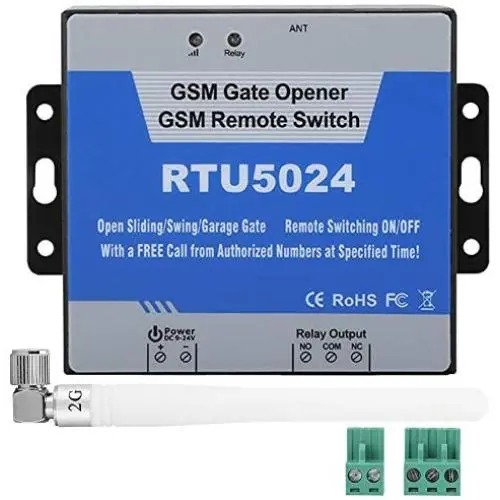 GSM Gate Opener, RTU5024 GSM Mobile Phone Access Controller Remote Control Switch SMS Door Control GSM Gate Opener, RTU5024 GSM Mobile Phone Access Controller Remote Control Switch SMS Door Control