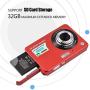 Mini Digital Camera Video,2.7 inch LCD HD Digital Camera for Kids Teens Beginners Point and Shoot Rechargeable Cameras Video,Indoor Outdoor for Travel,Camping,Birthday Gifts(Red)