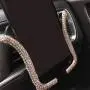 Universal Car Phone Holder Bling Rhinestone Crystal Phone Bracket for Car Air Vent Mount Clip, Stylish Sparkling Shiny Cell Phone Holder for iPhone/Samsung Car Holder (AB Silver) Universal Car Phone Holder Bling Rhinestone Crystal Phone Bracket for Car Air Vent Mount Clip, Stylish Sparkling Shiny Cell Phone Holder for iPhone/Samsung Car Holder (AB Silver)