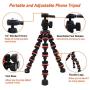 Phone Tripod, Linkcool Octopus Tripod with Wireless Remote Phone Holder Mount Use as iPhone Tripod, Cell Phone Tripod, Camera Tripod, Travel Tripod,Tabletop Tripod for iPhone Gopro