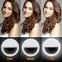 Selfie Ring Light with 36 LED, Portable Rechargeable LED Selfie Ring Light for Cell Phone Laptop Camera