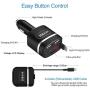 SDBAUX Car Charge, with 2.8 ft Retractable Cable Compatible/Replacement for iPhone Xs Max XR X 8 7 6 Plus 5S, 2 USB Ports for Samsung Galaxy LG Google Pixel Nexus and More
