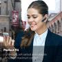Bluetooth Headset, Wireless Bluetooth Earpiece w/ 18 Hours Playtime and Noise Cancelling Mic,Ultralight Earbud Headphone Hands-Free Calls for iPhone Tablet Samsung Android Cell Phone Truck Driver