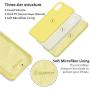 SURPHY Silicone Case for iPhone XR Case, Soft Liquid Silicone Shockproof Phone Case (with Microfiber Lining) Compatible with iPhone XR (2018) 6.1 inches (Yellow)