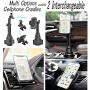 (2020 Upgraded 2 Holders) Cell Phone Cup Holder for Car with Air Vent Mount Ultimate Easy Clamp Hands-Free Cup Holder Phone for Car,Adjustable Telescopic Arm Cup Phone Cradle Car Mount for All Phones